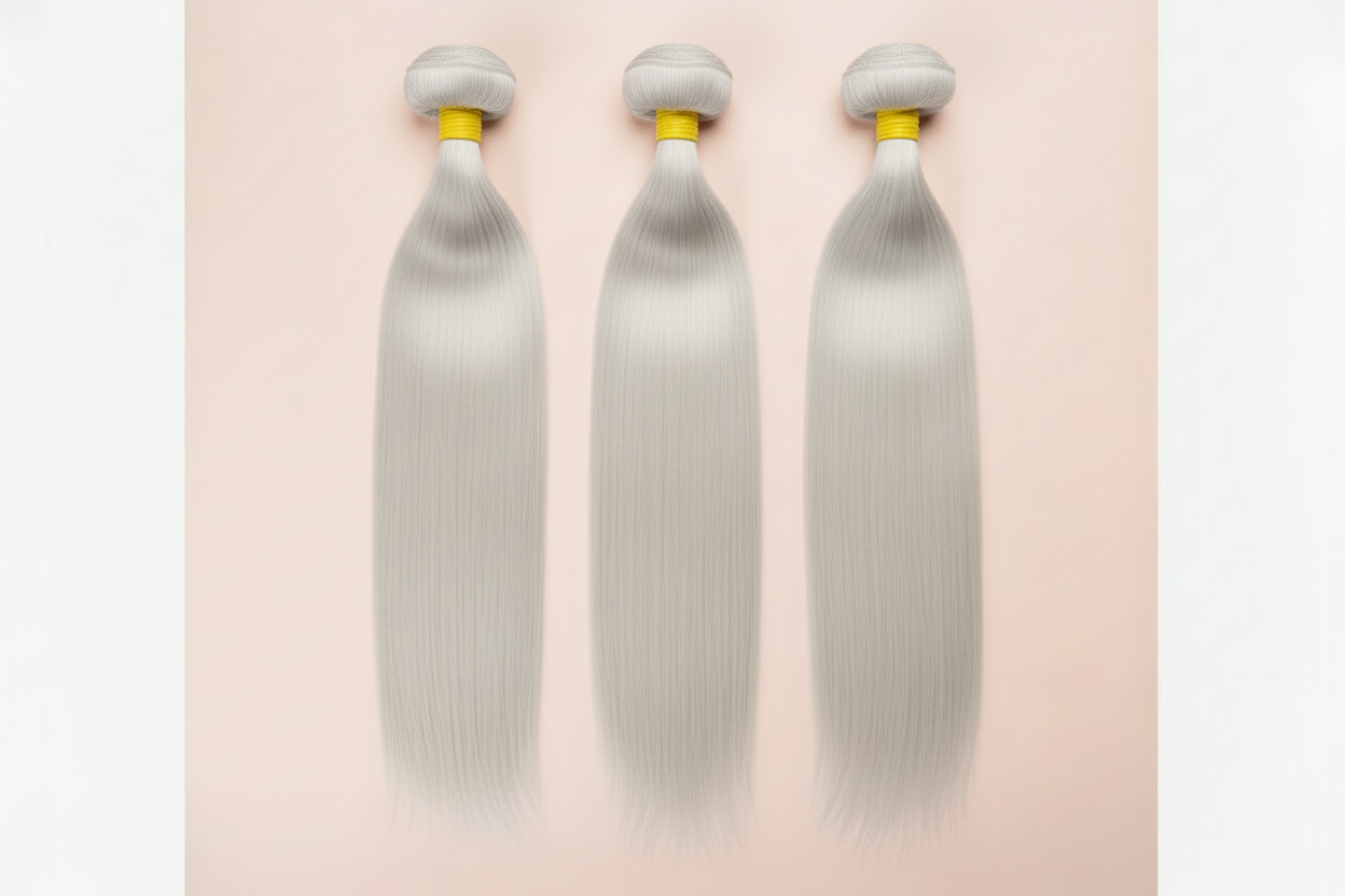Unprocessed  Virgin Cuticle Aligned Cambodian Raw Hair bundles straight