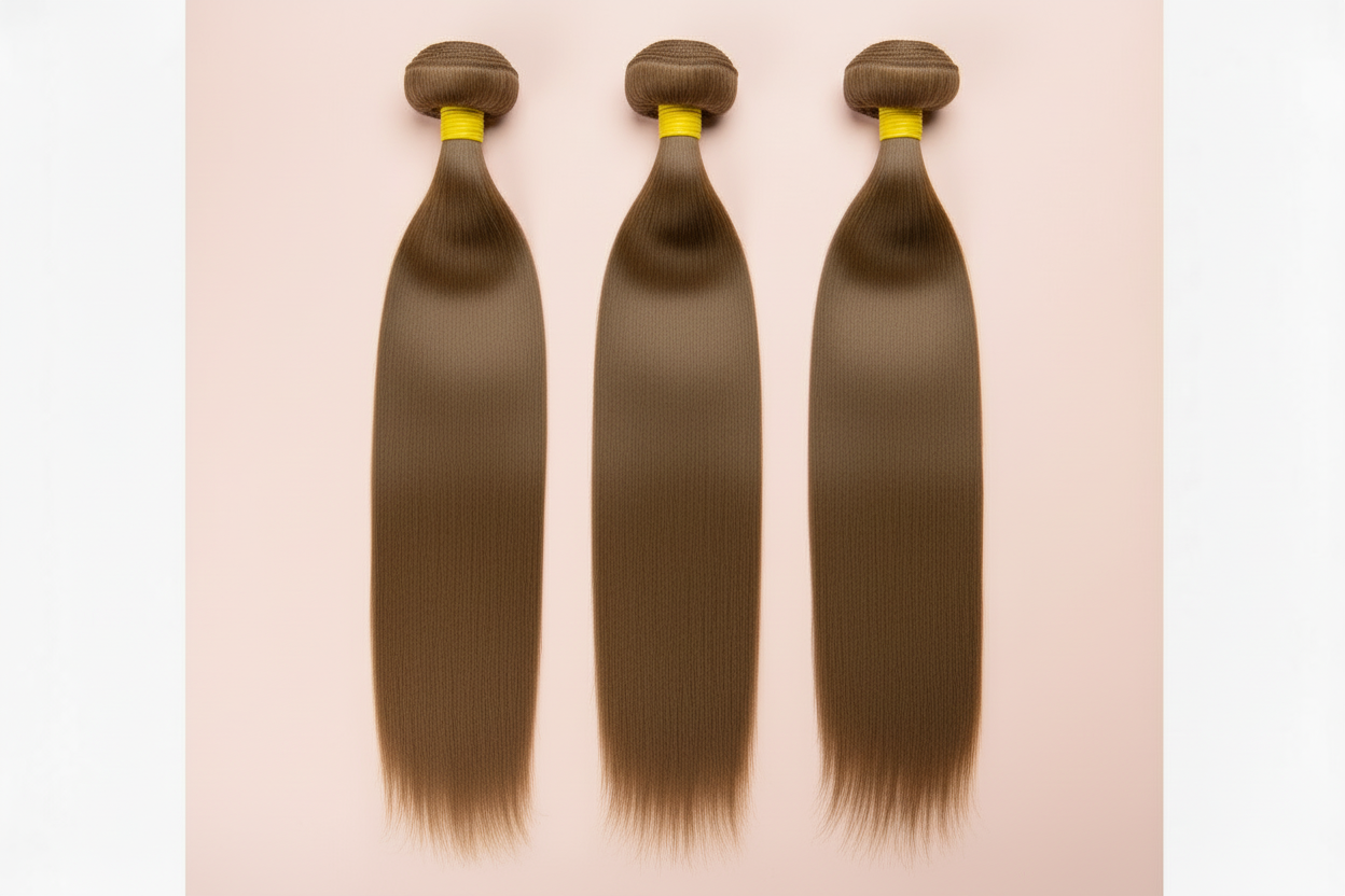 Unprocessed  Virgin Cuticle Aligned Cambodian Raw Hair bundles straight