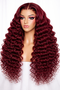 INDIAN CURLY  (Burgundy)