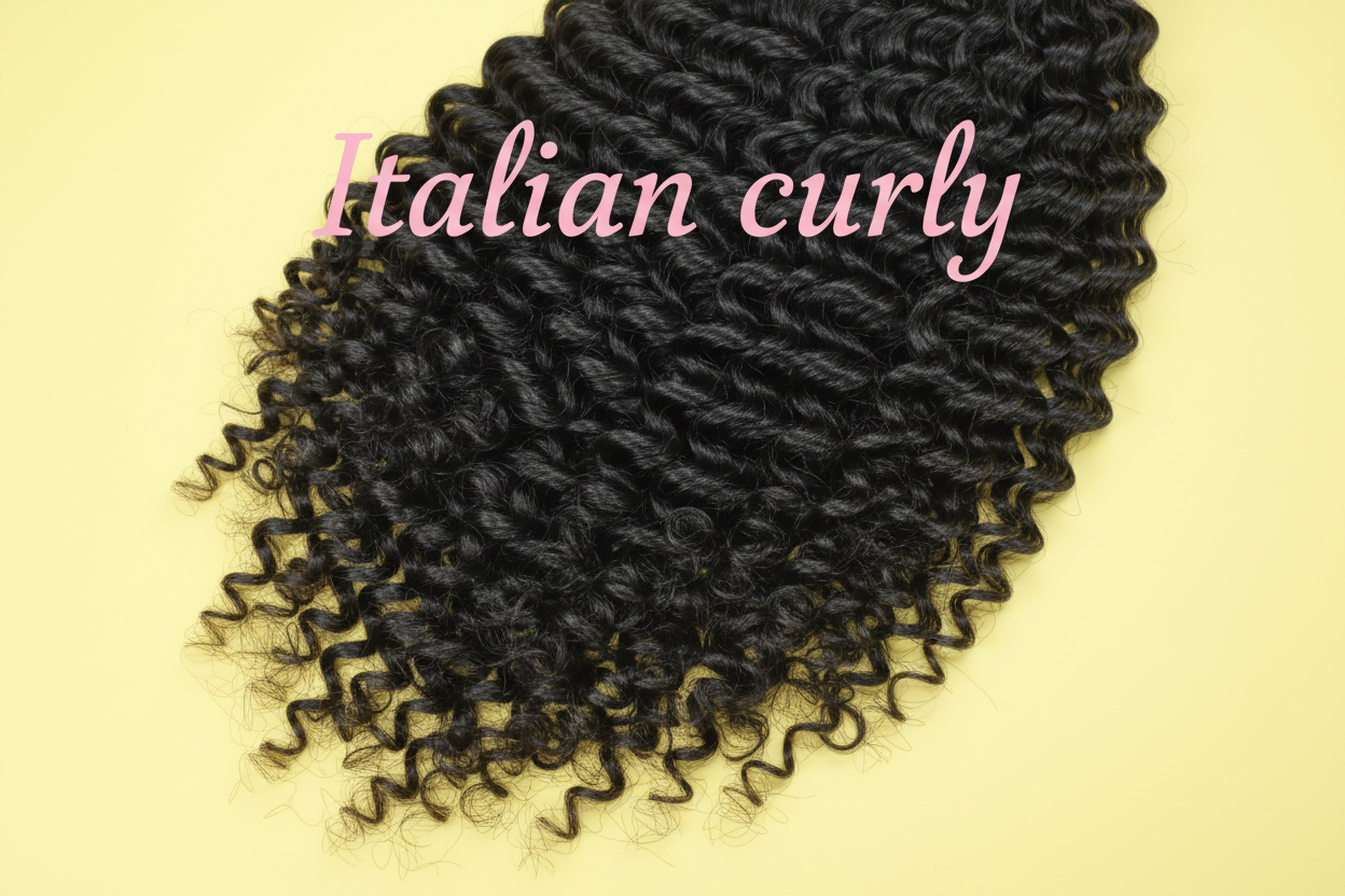 Unprocessed  Virgin Cuticle Aligned Cambodian Raw Hair bundles Italy Curly