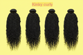 Unprocessed  Virgin Cuticle Aligned Cambodian Raw Hair bundles Kinky Curly