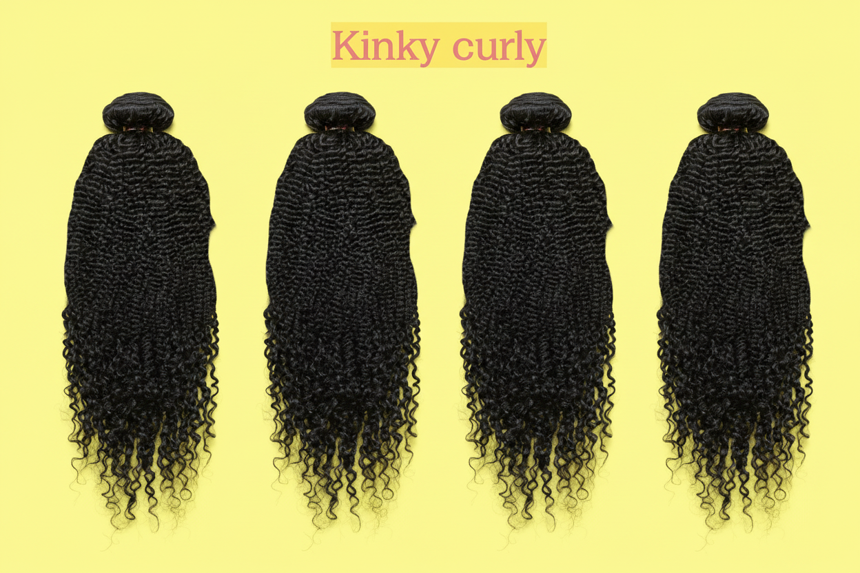 Unprocessed  Virgin Cuticle Aligned Cambodian Raw Hair bundles Kinky Curly