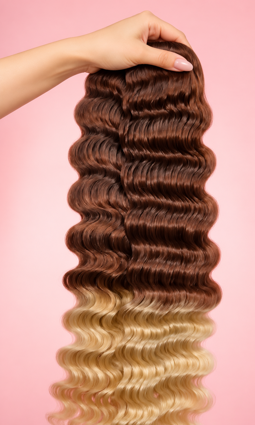 Double tone Unprocessed  Raw Hair bundles Natural wave