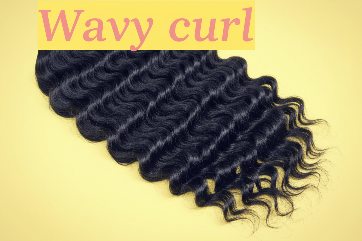Unprocessed  Virgin Cuticle Aligned Cambodian Raw Hair bundles WAVY CURL